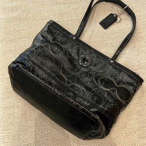 Coach Purse - Black Patent Leather